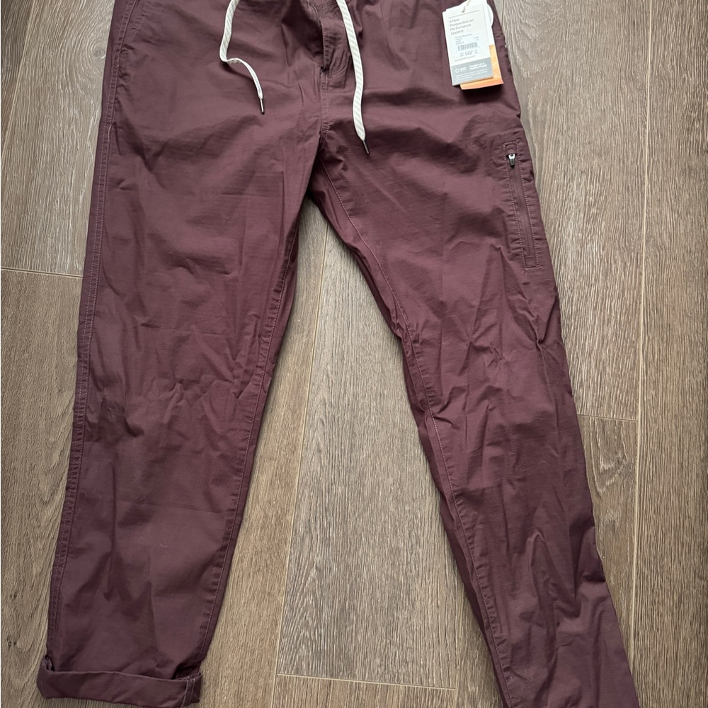 Women’s Vuori Ripstop Burgundy Pants